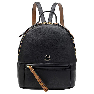 Radley Postman's Park Leather Small Backpack, Black